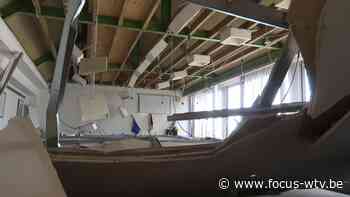 Plafond van raadzaal in Lichtervelde stort naar beneden, groot drama vermeden - Focus en WTV