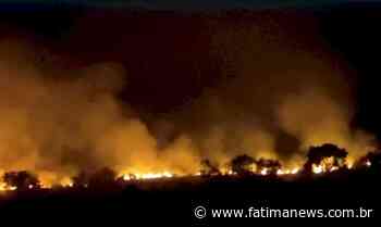 DEODÁPOLIS: Bombeiros de Ivinhema combate incêndio criminoso em Lagoa Bonita - Fátima News