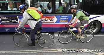 Exeter cyclist's protest ride calls for safer streets - Devon Live