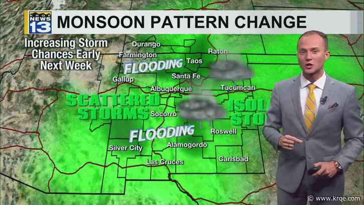 Storm chances return to the Albuquerque metro this weekend