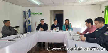 Provincia y el Ente Minas evaluaron la seguridad ciudadana - Neuquén Informa