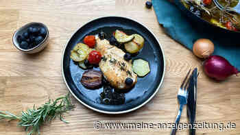Dieses mediterrane Ofenhähnchen wirft dich glatt aus dem Bähnchen