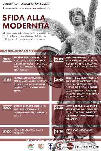 “Sfida alla modernità”, forum culturale a Montesilvano il 10 luglio - Abruzzonews