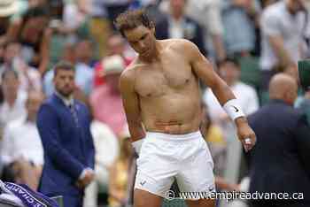 Injured Nadal out of Wimbledon; Kyrgios advances to final - Virden Empire Advance