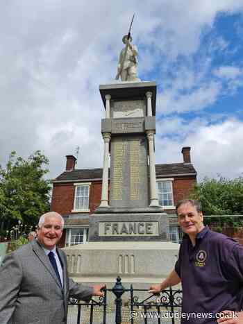 Brierley Hill war memorial works almost complete - Dudley News