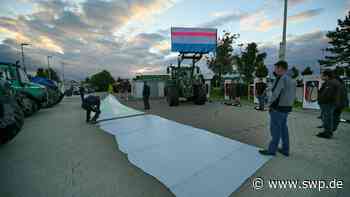 Landwirte in der Region Ulm: Aus Solidarität mit den niederländischen Kollegen: Landwirte demonstrieren - SWP