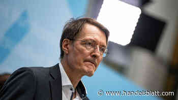Pflegenotstand: Karl Lauterbach will Krankenpflege entlasten - Handelsblatt