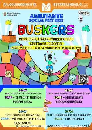 AbilitanteSocialFest: Buskers - laboratorio e spettacolo di magia - Città di Montecchio Maggiore - Comune di Montecchio Maggiore