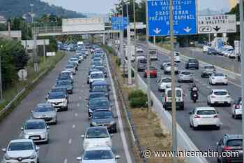 Départ en vacances: pic de 623 km de bouchons, nettement moins qu'il y a un an