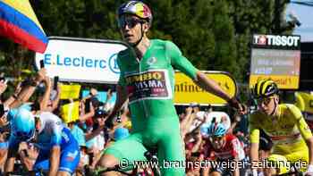 Van Aert gewinnt achte Etappe - Pogacar verteidigt Gelb souverän