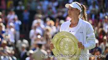 Kasachin Rybakina erstmals Wimbledonsiegerin