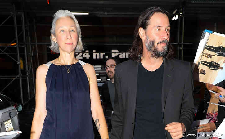 Keanu Reeves Holds Hands with Girlfriend Alexandra Grant While Catching a Broadway Show
