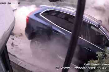 Hurst Road Bexley: CCTV footage captures Mercedes crash - News Shopper