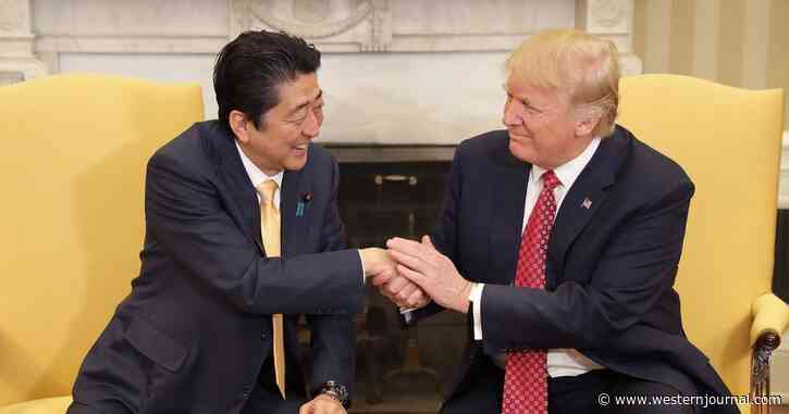 Trump Was Honoring His Dear Friend Shinzo Abe While Biden Was Literally Asleep at the Wheel