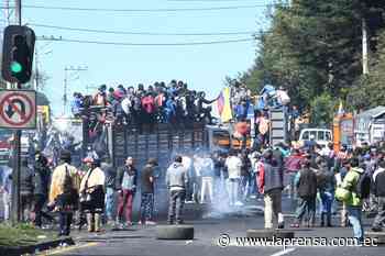 Jóvenes y su presencia en el paro - Diario La Prensa Riobamba
