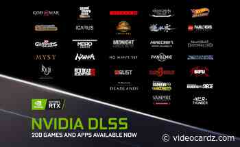 NVIDIA DLSS is now available in over 200 games and apps, AMD FSR at 110 - VideoCardz.com
