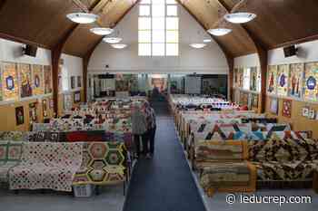 Quilts fill pews of St. David's United Church for fundraiser - The Leduc Rep