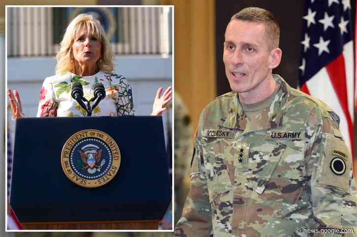 Retired three-star general Gary Volesky suspended after tweet at Jill Biden - New York Post