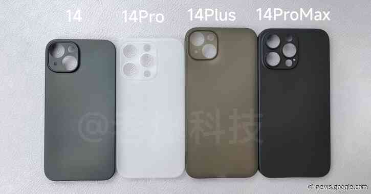 New iPhone 14 case leaks support rumors of a Plus model - 9to5Mac