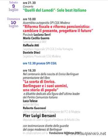 Festa di Articolo Uno Modena, ricordo di Enrico Berlinguer con Luca Telese e Pier Luigi Bersani - SulPanaro