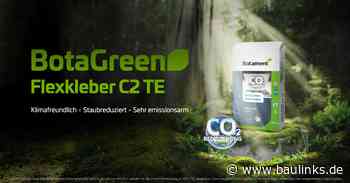 BotaGreen Flexkleber C2 TE: Auftakt für Botaments neue Öko-Marke