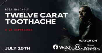 Meta Quest to Debut Post Malone’s Twelve Carat Toothache: A VR Experience - Adweek
