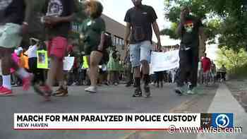 ‘March for Justice’ organized by family of man paralyzed in New Haven police custody - Eyewitness News 3
