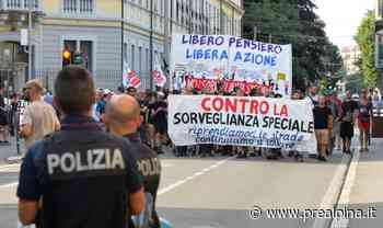 Saronno, corteo degli anarchici. Centro blindato - La Prealpina