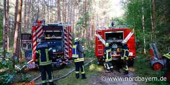 Explosionsgefahr! Feuerwehr Erlangen löscht Waldbrand bei Tennenlohe - Nordbayern.de