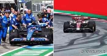 Formula 1, GP Austria: Alonso e Zhou si piantano prima della partenza - Sky Sport