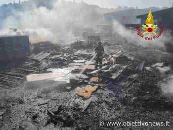 ASTI – Incendio in azienda a Canelli; operazioni impegnative per i Vigili del Fuoco - ObiettivoNews