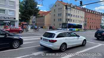 Augsburg: An der Kreuzung am Stadtbad fließt der Verkehr wieder flüssiger | Augsburger Allgemeine - Augsburger Allgemeine