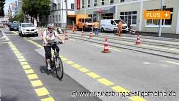Augsburg: Fahrradstreifen in der Hermanstraße soll zur Dauerlösung werden | Augsburger Allgemeine - Augsburger Allgemeine