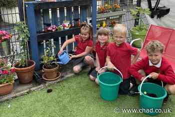 Housebuilders help Sutton primary school's garden grow thanks to £1000 donation - Mansfield and Ashfield Chad