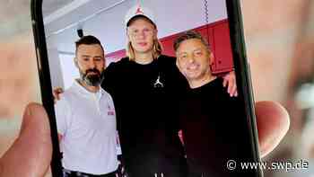 Promi-Gast in Metzingen: Überraschender Besuch: Wo Fußball-Star Erling Haaland speiste und mit Gästen plauderte - SWP