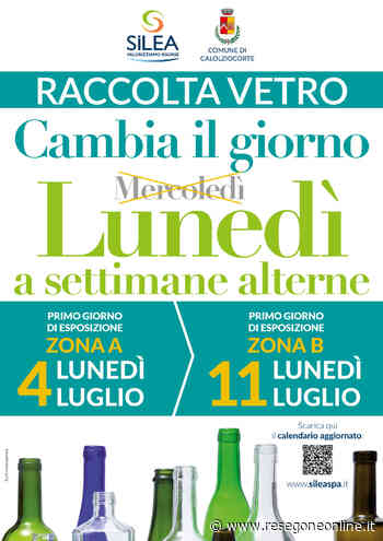 Calolziocorte: cambia il giorno della raccolta del vetro porta a porta - ResegoneOnline