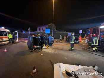 Terribile incidente nella notte a Ornago: tre giovani in ospedale - Prima Monza