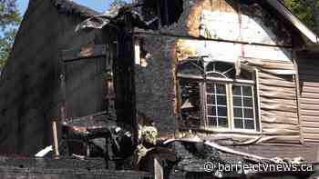 Fire tears through Gravenhurst home, displacing eight people - CTV News Barrie