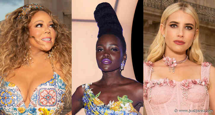 Mariah Carey, Lupita Nyong'o, & Emma Roberts Join More Stars at Dolce & Gabbana Fashion Show in Italy!