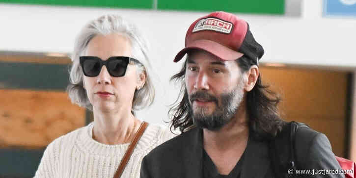 Keanu Reeves & Girlfriend Alexandra Grant Catch a Flight Out of JFK Together