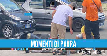 Incidente a Villaricca, scontro tra auto e moto su Corso Italia: corsa in ospedale per un ferito - Internapoli