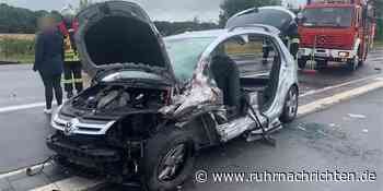 Ascheberg: B 58: 4 Verletzte nach Frontal-Kollision zwischen Ascheberg und Lüdinghausen - Ruhr Nachrichten