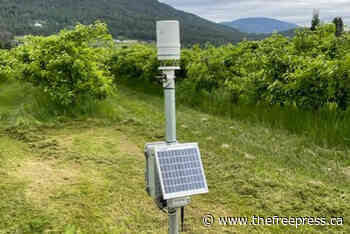 New weather stations in the Creston area to benefit local farmers, fruit growers - The Free Press