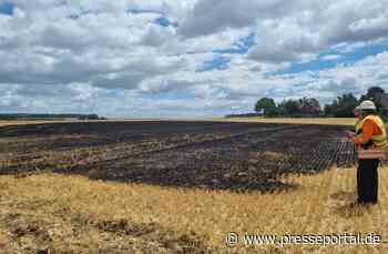 POL-HI: Brand eines Feldes in Bettrum an der L475