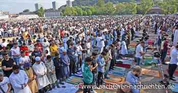 Islamisches Opferfest in Aachen: 3500 Muslime im Gebet vereint