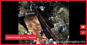 Persona que brincó, responsable del colapso del puente colgante: alcalde de Cuernavaca - ContraRéplica