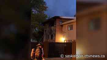 Saskatoon police investigating suspicious townhouse fire