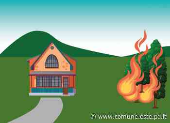 Riduzione del rischio incendio in prossimità di abitazioni - Comune di Este