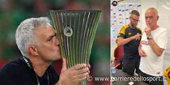 Roma, Mourinho show: il nuovo look e la crema sul tatuaggio - Corriere dello Sport