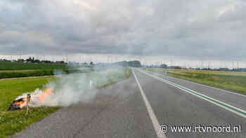 112-nieuws zondag 10 juli: Scooterrijders vluchten • Botsingen op boom bij Hoogezand en Vlagtwedde • Brandjes langs wegen geblust - RTV Noord